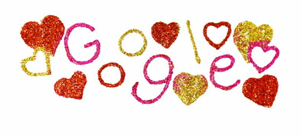 Αφιερωμένο στην Ημέρα των Ερωτευμένων το doodle της Google 